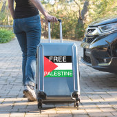 Free Palestine Vinyl Sticker (Koffer Insitu)