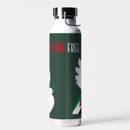 Free Palestine Water Bottle – Activist Roestvrij Waterfles (Links)