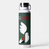 Free Palestine Water Bottle – Activist Roestvrij Waterfles (Achterkant)