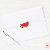 Free Palestine Watermelon Sociale Rechtvaardigheid Ronde Sticker (Envelop)