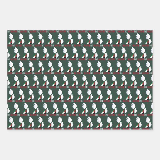 Free Palestine Wrapping Paper Sheets – Solidaritei (Voorkant 3)