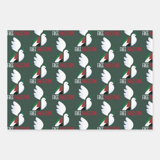 Free Palestine Wrapping Paper Sheets – Solidaritei (Voorkant 2)
