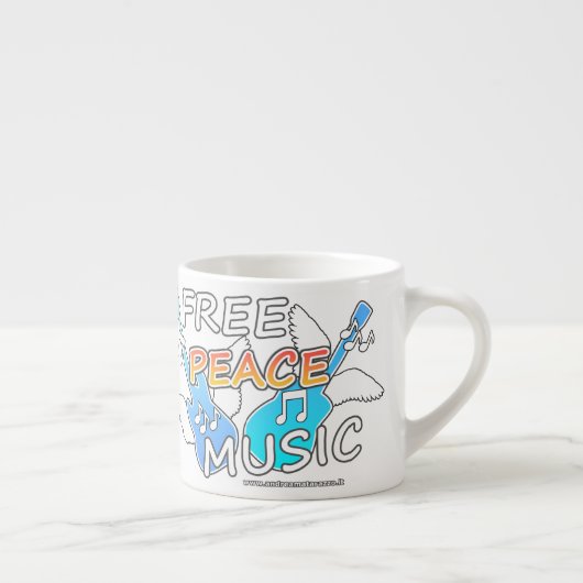 Free Peace Music Espresso Kop (Rechts)