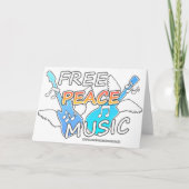Free Peace Music Kaart (Voorkant)