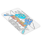 Free Peace Music Magneet (Rechterzijde)