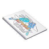 Free Peace Music Notitieboek (Rechterzijde)