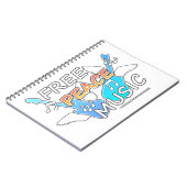 Free Peace Music Notitieboek (Linkerzijde)