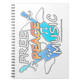 Free Peace Music Notitieboek