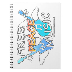 Free Peace Music Notitieboek