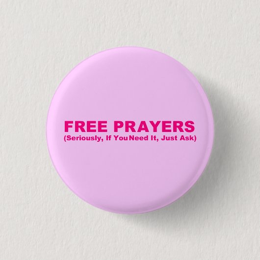 Free Prayers Button (Voorkant)