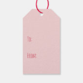 Free Puppy Kisses Valentijn Dog Cadeaulabel (Achterkant)