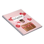 Free Puppy Kisses Valentijn Dog Notitieboek (Rechterzijde)