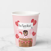 Free Puppy Kisses Valentijn Dog Papieren Bekers (Achterkant)