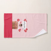 Free Puppy Kisses Valentijn Dog Red Bad Handdoek (Handdoek)