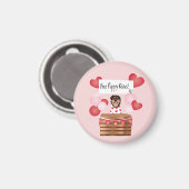 Free Puppy Kisses Valentijn Dog Red Magneet (Voorkant / Achterkant)