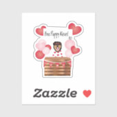 Free Puppy Kisses Valentijn Dog Sticker (Vel)