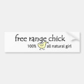 Free Range Chick Bumpersticker (Voorkant)