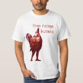 Free Range Human T-shirt (Voorkant)