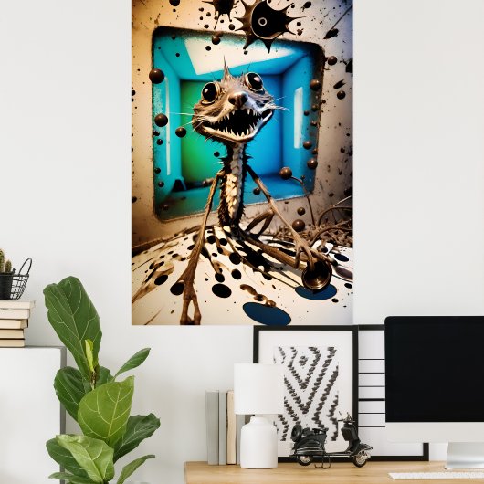 Free Range Media Rat Management Poster (Thuiskantoor)