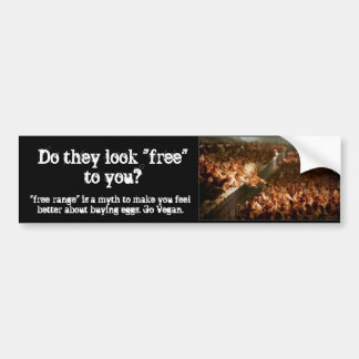 Free-Range myth Bumpersticker