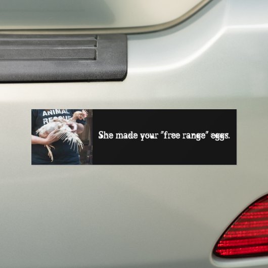 Free Range Myth Bumpersticker (Op auto)