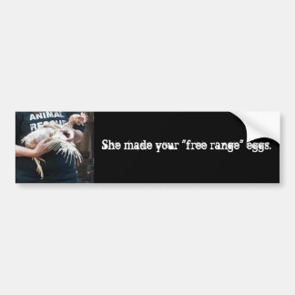 Free Range Myth Bumpersticker