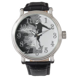 Free-riding - Snowboarder Horloge