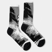 Free-riding - Snowboarder Socks Sokken (Rechts)
