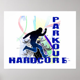 Free Runing Parkour Hardcore Poster