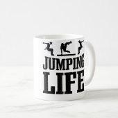 Free Runner Springend Leven Free Running Parkour Koffiemok (Voorkant rechts)