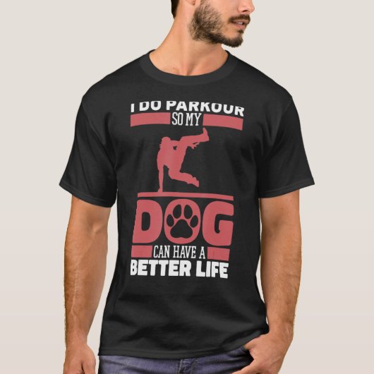 Free Runner - Traceur Parkour T-shirt (Voorkant)