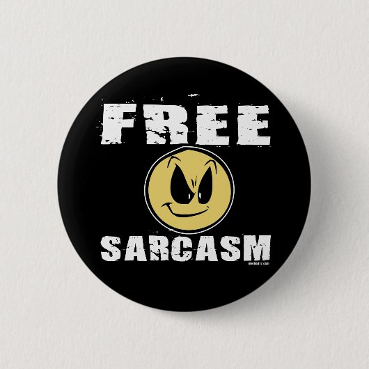 Free Sarcasm Button (Voorkant)