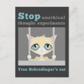 Free Schrodinger's Cat Briefkaart (Voorkant)