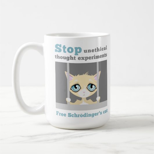 Free Schrodinger's Cat Koffiemok (Links)