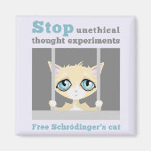 Free Schrodinger's Cat Magneet (Voorkant)