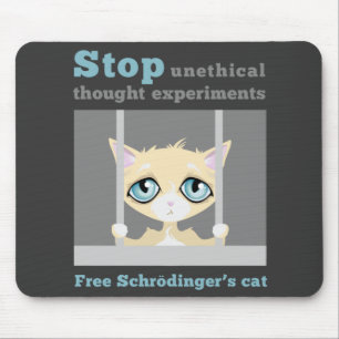 Free Schrodinger's Cat Muismat