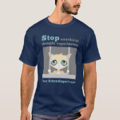 Free Schrodinger's Cat T-shirt (Voorkant)