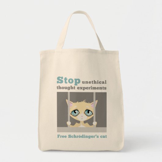 Free Schrodinger's Cat Tote Bag (Voorkant)