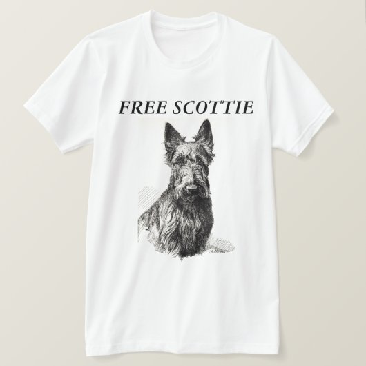 FREE SCOTTIE T-SHIRT (Design voorkant)
