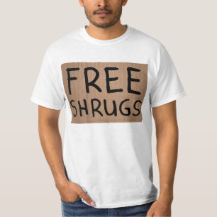 Free Shrugs Carboard T-shirt