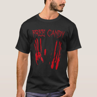 Free Snoep Halloween Bloody Creepy last minute Cos T-shirt