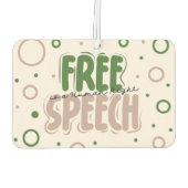 Free Speech Is a Human Right Luchtverfrisser (Achterkant)