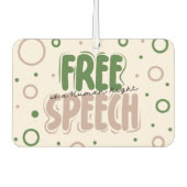 Free Speech Is a Human Right Luchtverfrisser (Voorkant)