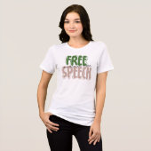 Free Speech Is a Human Right T-Shirt (Voorkant volledig)