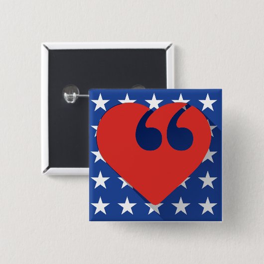 Free Speech USA Love Button (Voorkant /achterkant)