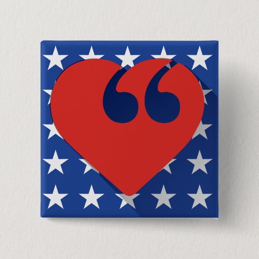 Free Speech USA Love Button (Voorkant)