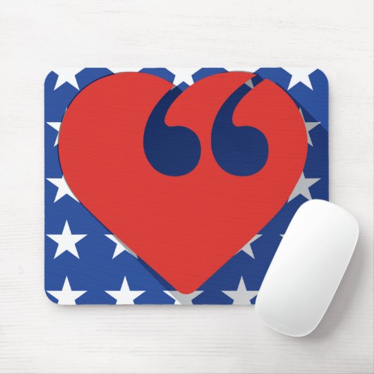 Free Speech USA Love Muismat (Met muis)