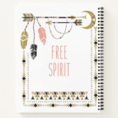 Free Spirit-Boho Notitieboek (Achterkant)