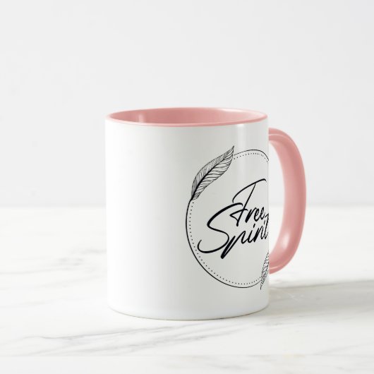 Free Spirit Boho Style Yoga Mok (Voorkant rechts)