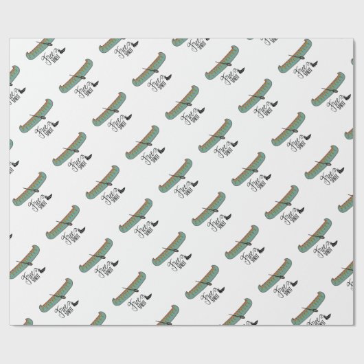 Free Spirit Canoe Cadeaupapier (Vlak)